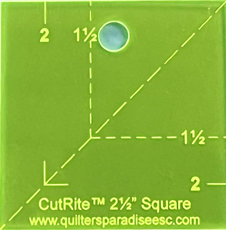 CutRite 2.5 Inch Square Template Photo